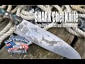 DIY Shark Themed Chef Knife | Part 2: Electro Etching, Handle Mounting, and Blade Sharpening