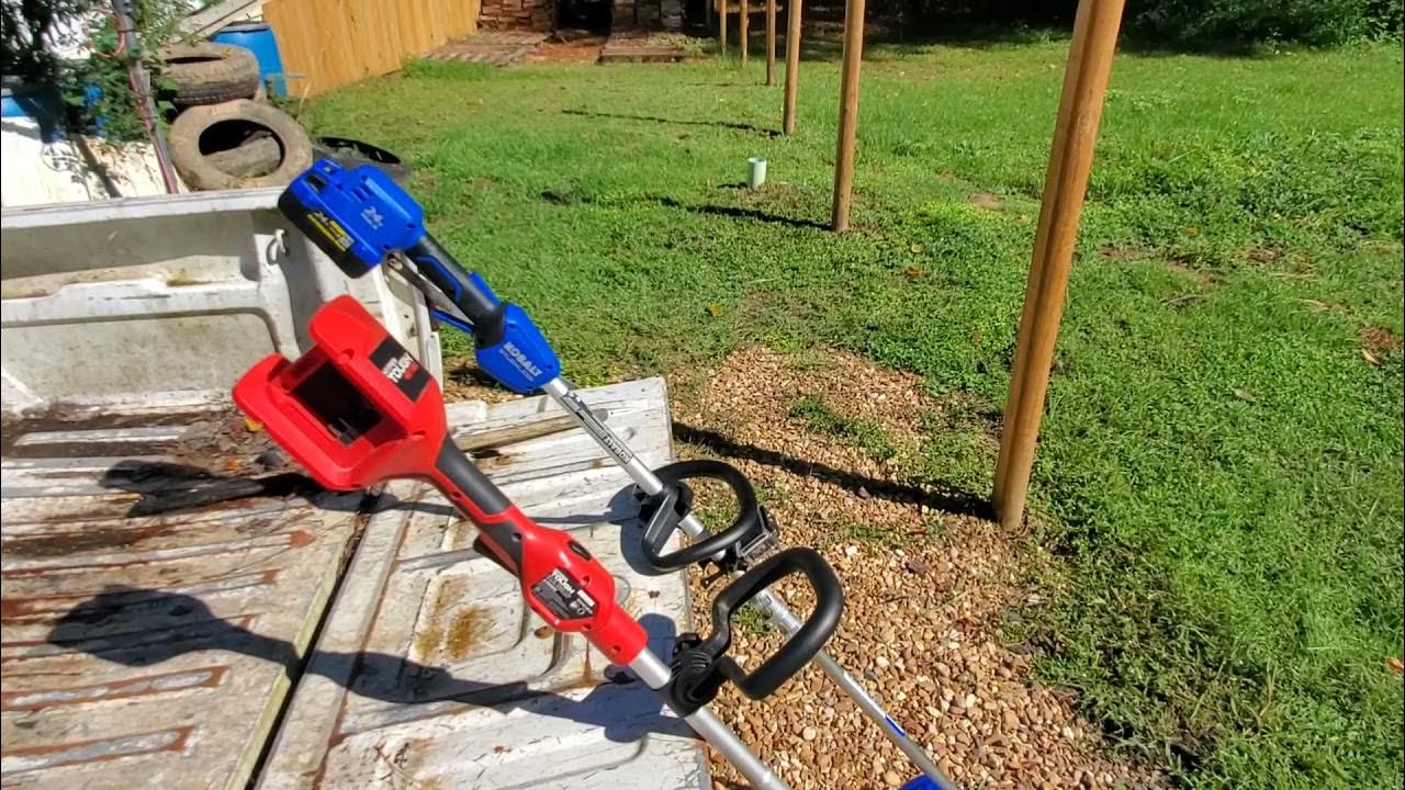 Kobalt 24v Weed Trimmer Review - YouTube