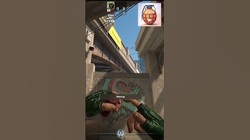 OVERPASS B SIDE PLANT MOLLY FROM CT #cs2 #csecretnades #overpass #lineups #fps