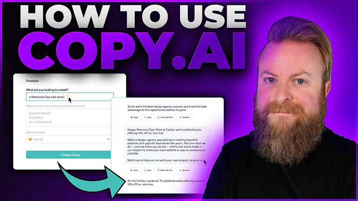 Write amazing content with Copy.AI