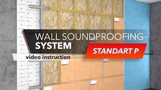 Standard P Wall Sound Insulation Frame System. Installation instruction | TechnoSonus