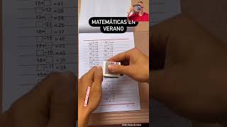 Como aprender matemáticas.Impresora para imprimir sumas,restas,multiplicación y divisiones.Ejercicio