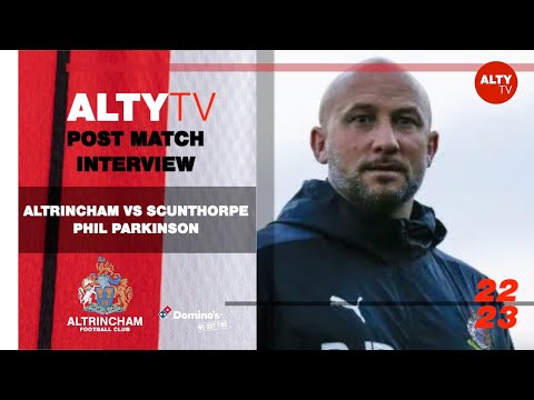 PHIL PARKINSON - Post-Match Interview - ALTRINCHAM Vs EBBSFLEET UTD  23/09/2023 