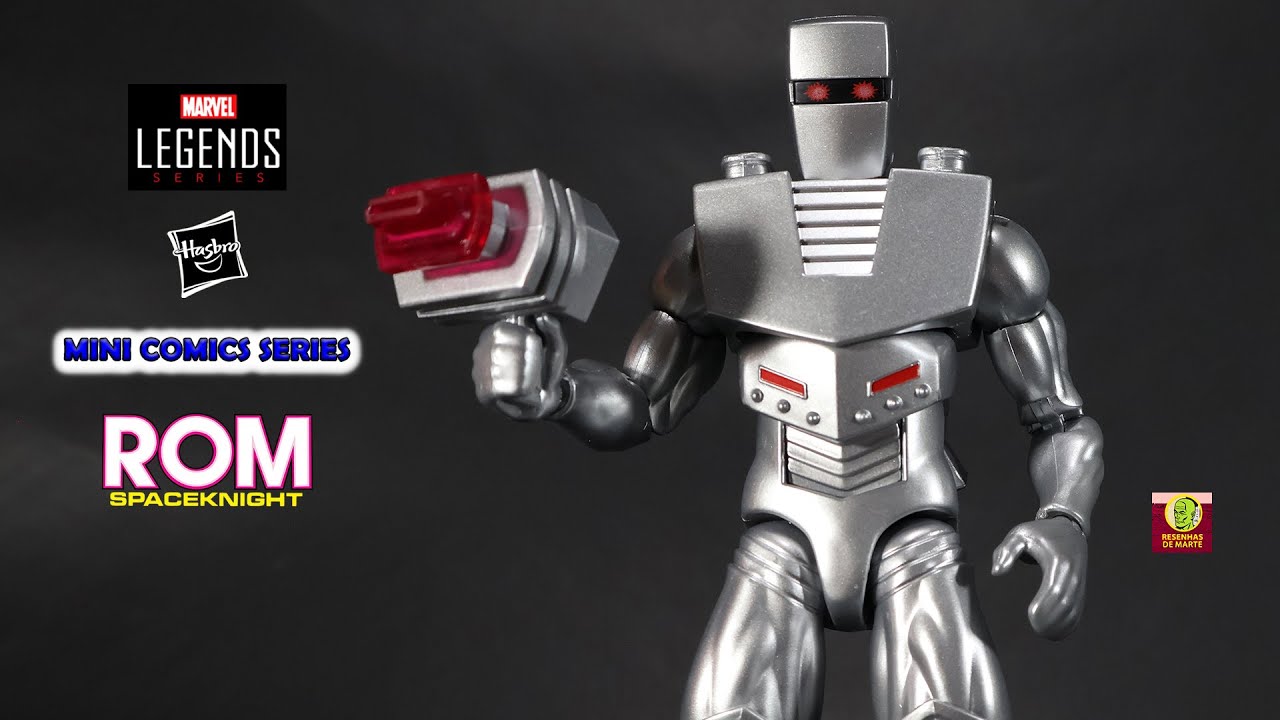 Rom Spaceknight Marvel Legends Mini Comics Series Hasbro Action Figure ...