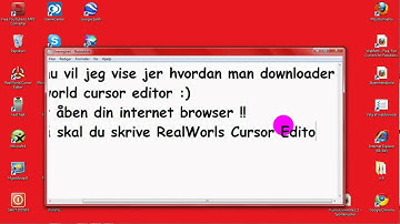 Hvordan man downloader RealWorld Cursor Editor