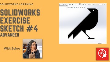 SolidWorks advanced sketch exercise#4
