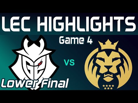 G2 vs MDK Highlights Game 4 | LEC Lower Final 2024 | G2 Esports vs MAD Lions KOI by Onivia