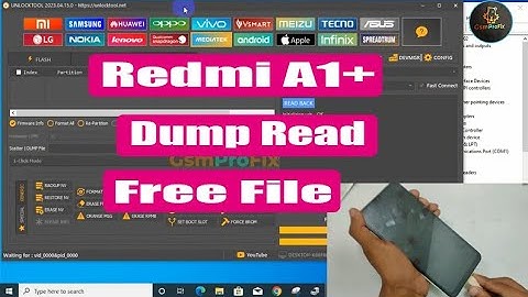 Redmi A1+ Full Dump File Read Unlock Tool / Dead Recover Free Download