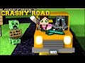 Minecraft: CRASHY ROAD! (GRAND THEFT AUTO CAR ESCAPE!) Mini-Game