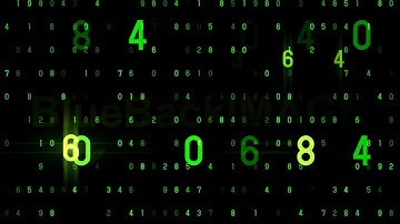 Stock Footage : number text digital data network internet cyberspace program 2 AsN L