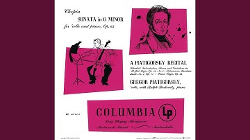 Thumbnail of Cello Sonata in G Minor, Op. 65: III. Largo