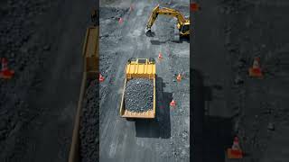 Miniature Mining Marvel: Epic Excavator &amp; Dump Truck Action at Sunset! 🌅