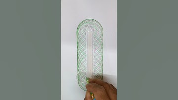 Green & Pink spirograph Art Drawing #art #spirograph #trending #shorts #craft #video #diy #drawing
