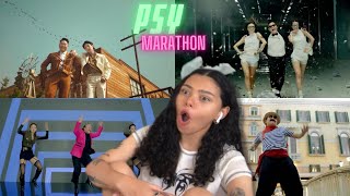 FIRST TIME REACTING TO PSY! That That / New Face / DADDY / GANGNAM STYLE MV | REACTION!!