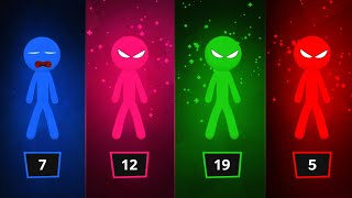 Stickman Party - Tournament Mode 1-4 Player Random | Gameplay Walkthrough MiniGames Update 🔥#009  screenshot 1