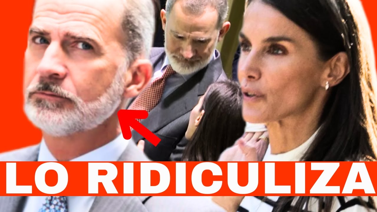 EL REY FELIPE VI ES RIDICULIZADO por LA REINA LETIZIA en PLENA VISITA A JAUME ANGLADA ¡ÚLTIMA HORA!