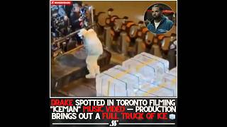 DRAKE SHUT DOWN TORONTO WITH A TRUCK FULL OF ICE FOR THE "ICEMAN" VIDEO!