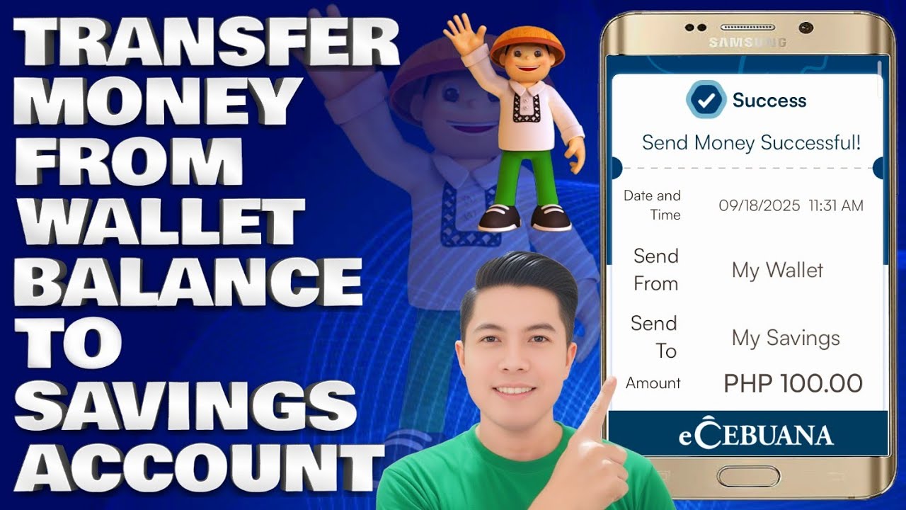 How To Transfer Money From My Wallet Balance To Savings Account in Ecebuana App