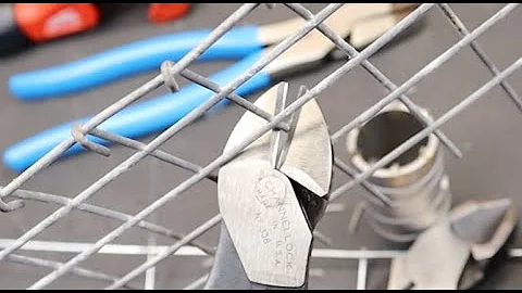 Buttery Smooth! The Long-handle Channellock 338 Diag Cutters were perrrrfict for Catio construction!