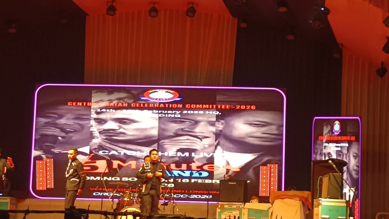 5 Minutes band from Nagaland live performance at centre oriah longding Arunachal Pradesh