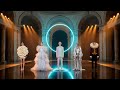 Museum Runway (4K) | Living Art Catwalk — VIBES: AI FASHION & MUSIC