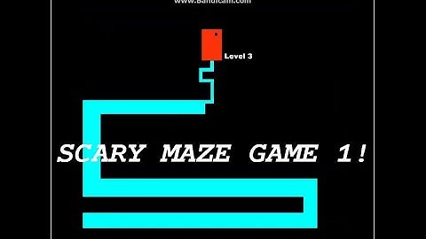 PLAYING: Scary Maze Game 1