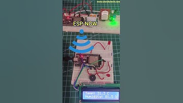 Sensor Data Sharing with ESP NOW in MicroPython #micropython  #espnow #esp32 #esp8266 #iot #shorts
