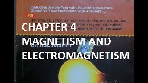 MAGNETISM AND ELECTROMAGNETISM !! R K RAJPUT IMPORTANT NUMERICALS !! PART 1