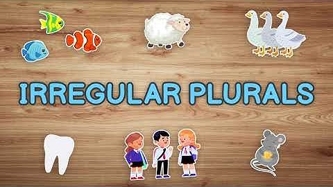 Irregular plurals in English