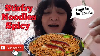 Kayanin kaya ang anghang ng stirfly noodles