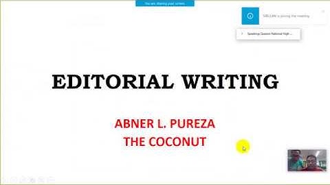 Editorial and Column Writing