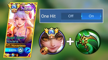 TROUBLE WITH META WANWAN?? | TOP 1 NOVARIA STARLIGHT SKIN 1 HIT BUILD & EMBLEM COUNTER WANWAN - MLBB