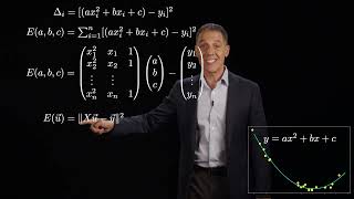 Image understanding: supervised learning: regression: least-squares: parabola fitting