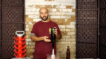 How to sanitize bottles using bottle tree and Aviniator