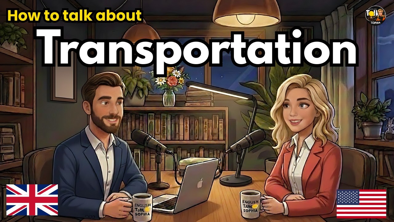 How to Talk About Transportation in English | English Conversation Practice