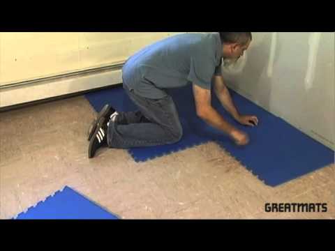 Foam Tiles Easy Installation, Interlocking Mat Floor Tiles