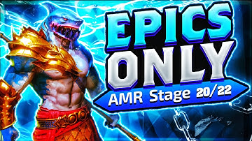 Artifact Material Raid Stages 20 + 22 Full Guide | Epics Only | Watcher of Realms