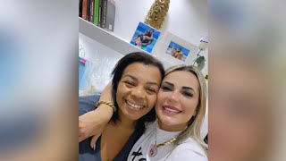 Dra Deolane Bezerra vai na feijoada da dona Val (Mãe do MC Kevin)