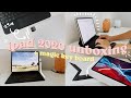 ipad pro 2020 + 🍎 apple magic keyboard unboxing!! (12.9 in silver) + typing ASMR