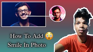 Smile Add In Your Photo ? 😮😮 // Photo Mei Smile Add Kare screenshot 5