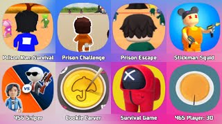 Prison Survival Challenge, Squid Game 3D, 456 Sniper Challenge, Cookie Carver, 3D Game Survival screenshot 3