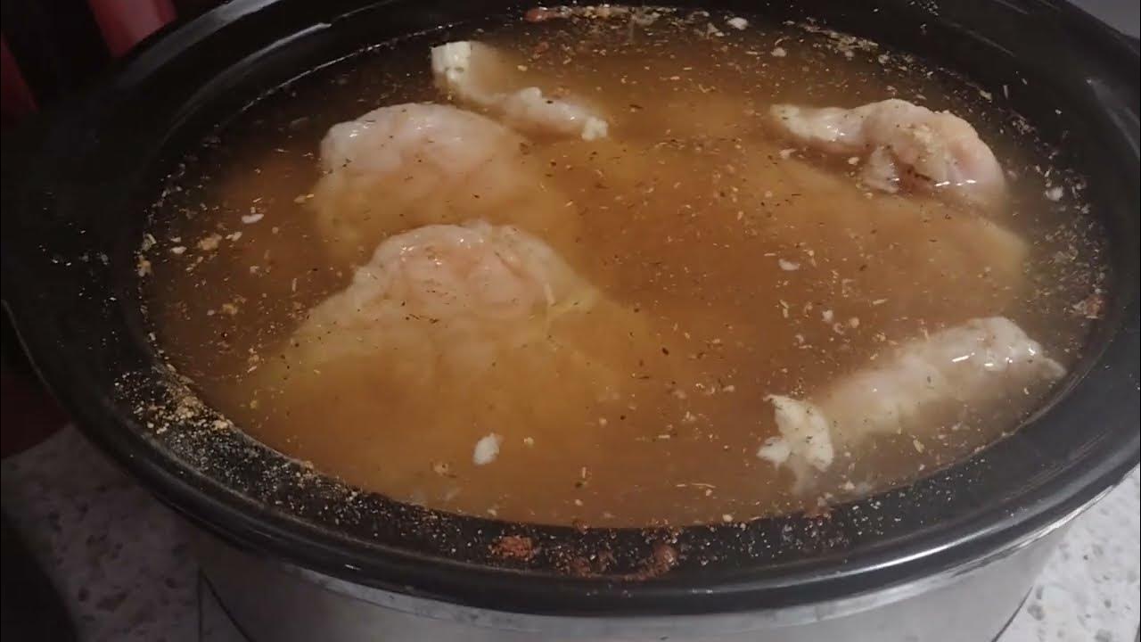 Chicken breasts in slow cooker part 2 YouTube