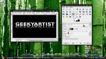 GIMP: Make Logos/Text Effects Instantly & Add Reflection To Text