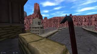 Sven Coop HL1: Escaping the Front Door Through the Rock Cavern Part One