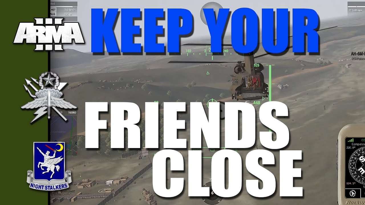 Arma 3: Keep Your Friends Close - First Person Helicopter Formation Flight