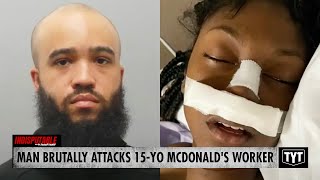 Man Drags Teen McDonald's Worker By Braids, Stomps \& SEVERELY Injures Her In Parking Lot #IND