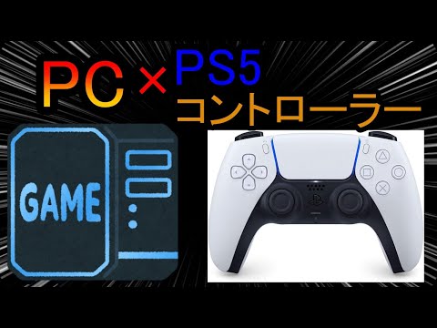 【DS4windows】PS5コントローラーをPCゲームで利用する方法【ボタン配置変更】
