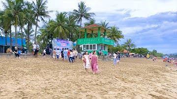 Biển Cửa Lò Đón Cơn Mưa Mát Lành Cuối Tuần - Du Khách Vẫn Nườm Nượp Đổ Về Tắm Biển