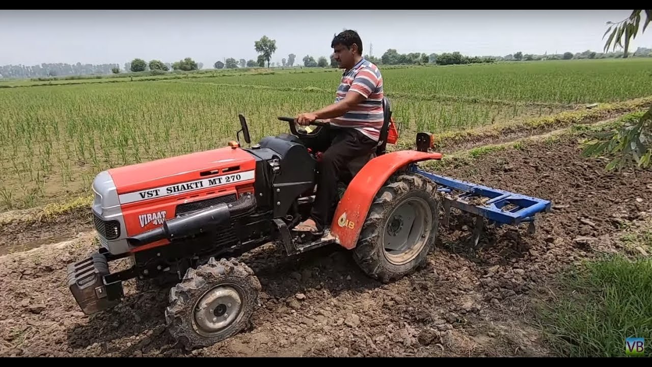 VST Shakti Virat 4X4 MT 270 tractor customer review By Anup