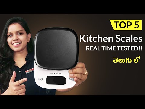 5 Best Kitchen Weighing Scales in India 2022 (in Telugu)⚡COMPARED &